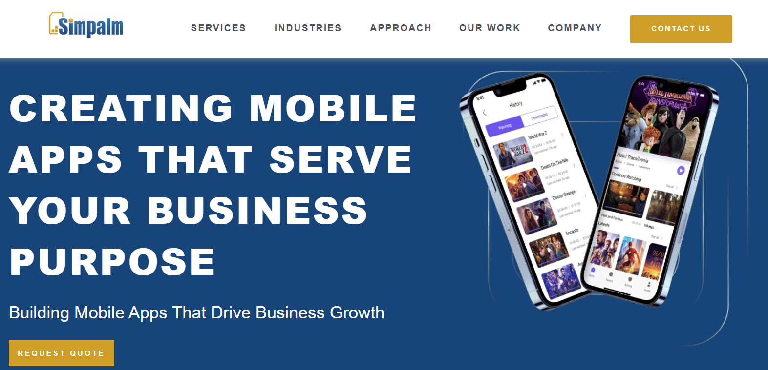 Simpalm- mobile applications and web development agency
