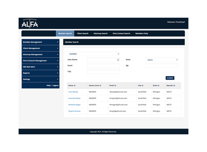 A Web-based Case Management Platform for American Legal Finance ...