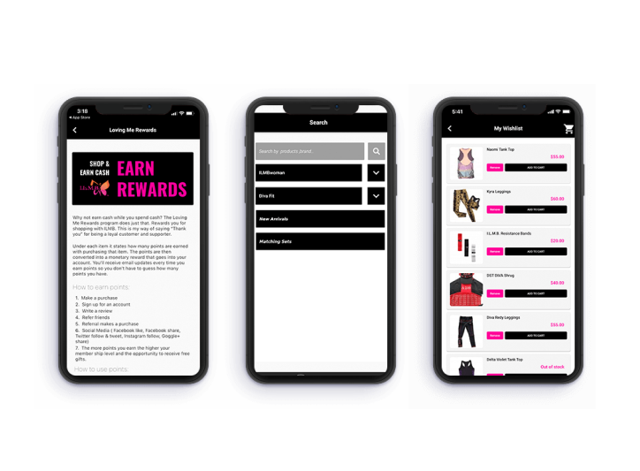 eCommerce App & Website For a Womens’ Fashion