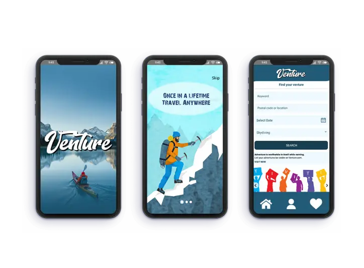 Venture - An App-based Platform That Connects Adventurers