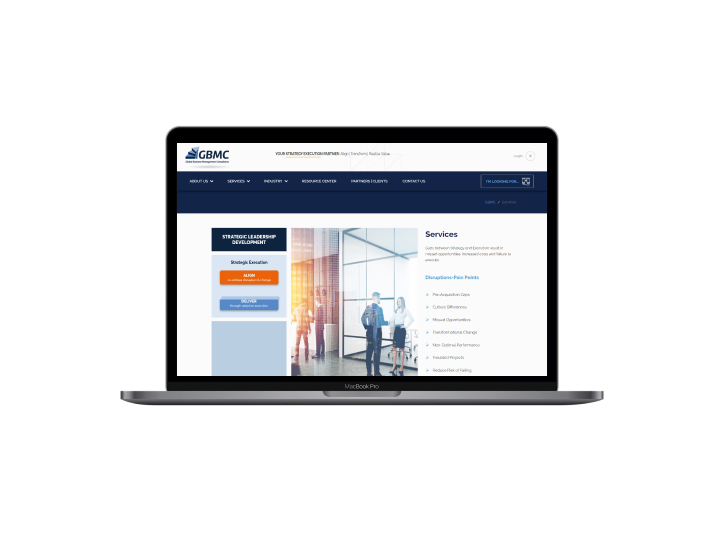 Responsive Website Design for A Project Management Company